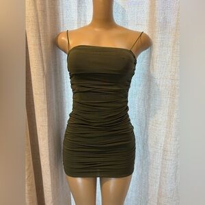 Princess Polly Olive Green Dress mini